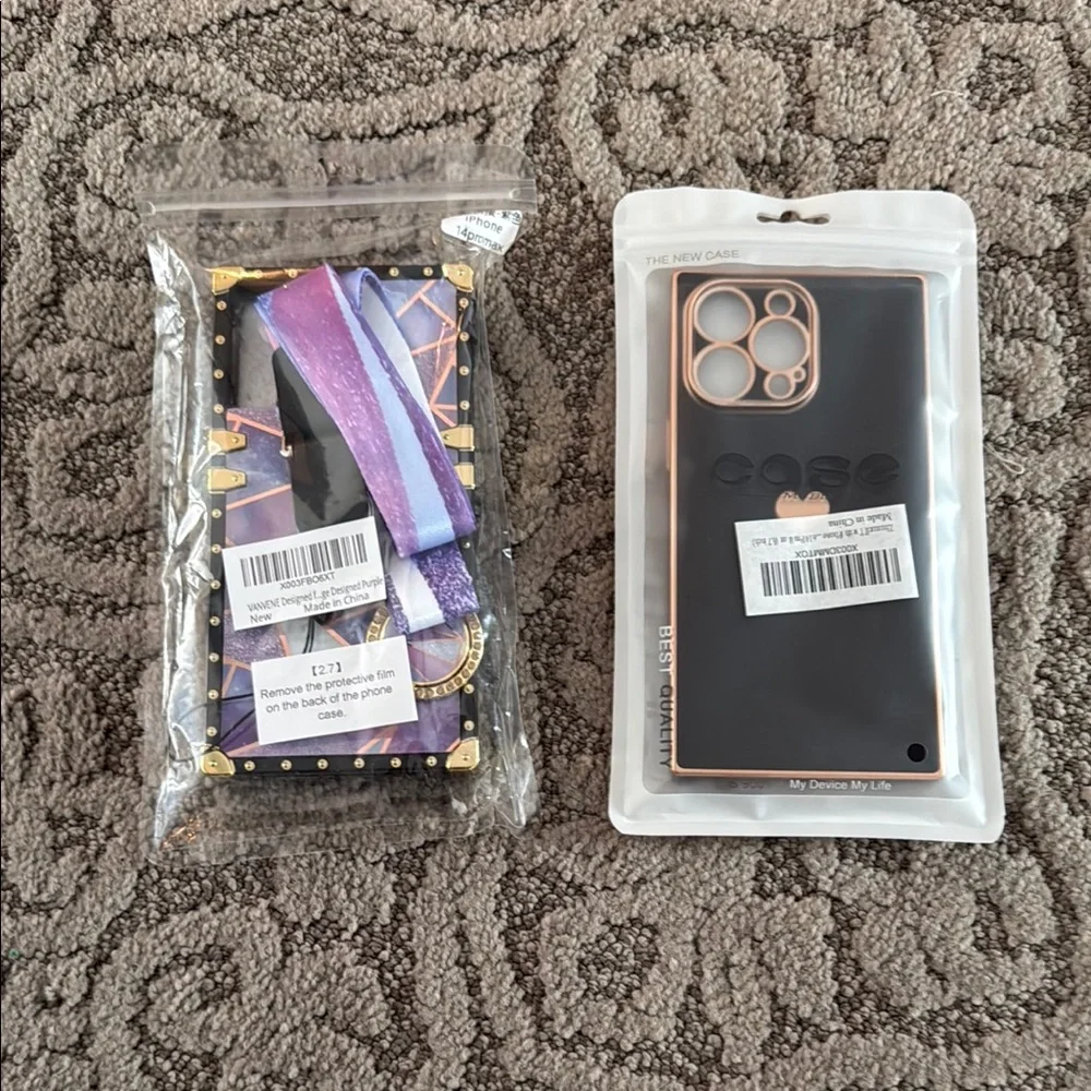 NWT IPhone 14 ProMax cases ; set of 2